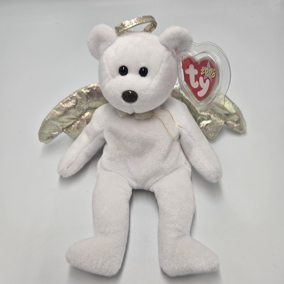 Ty Other - Ty Beanie Babies 2000 Halo II the Angel Bear ‎ ORIGINAL